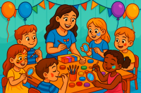 Face Painting Lesson Party